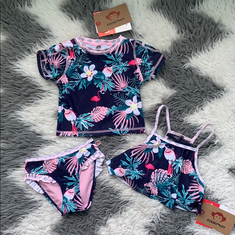 NWT Appaman Girls Hermosa Girls Bikini 3pc Set